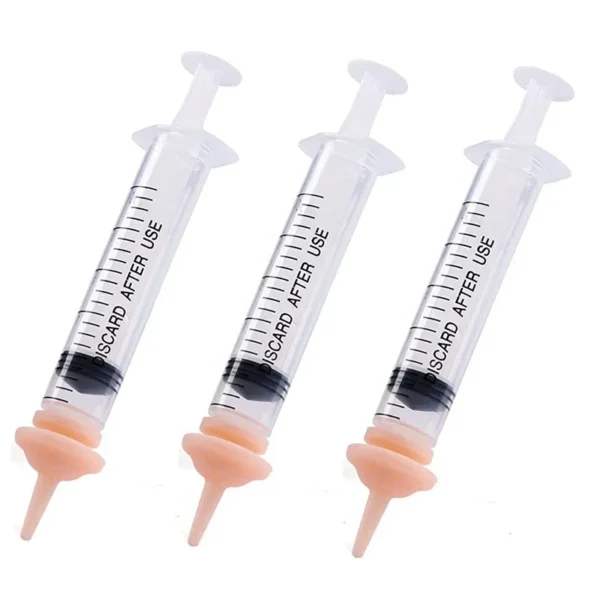 Newborn Pet Feeding Nipple Dog Cat Feeding Pacifier Hamster Rabbits Kittens Puppies Feeding Bottle Syringe with Silicone Nipple