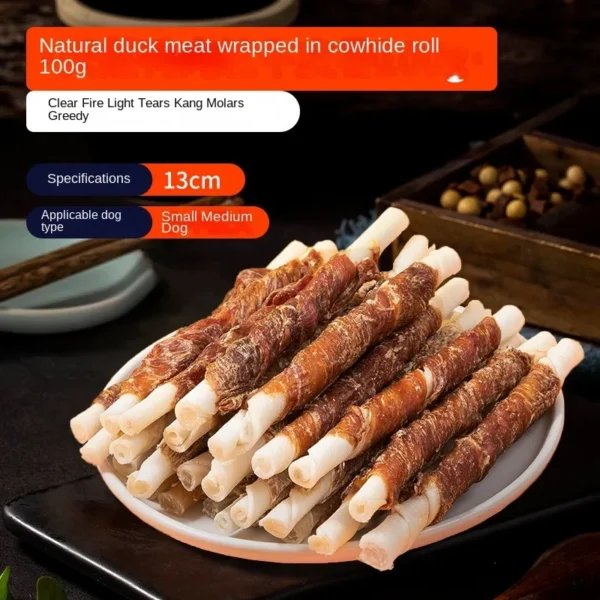 Puppy grinding stick wholesale puppy dog snacks bite bone resistant small dog medium dog tooth cleaning snacks 100g