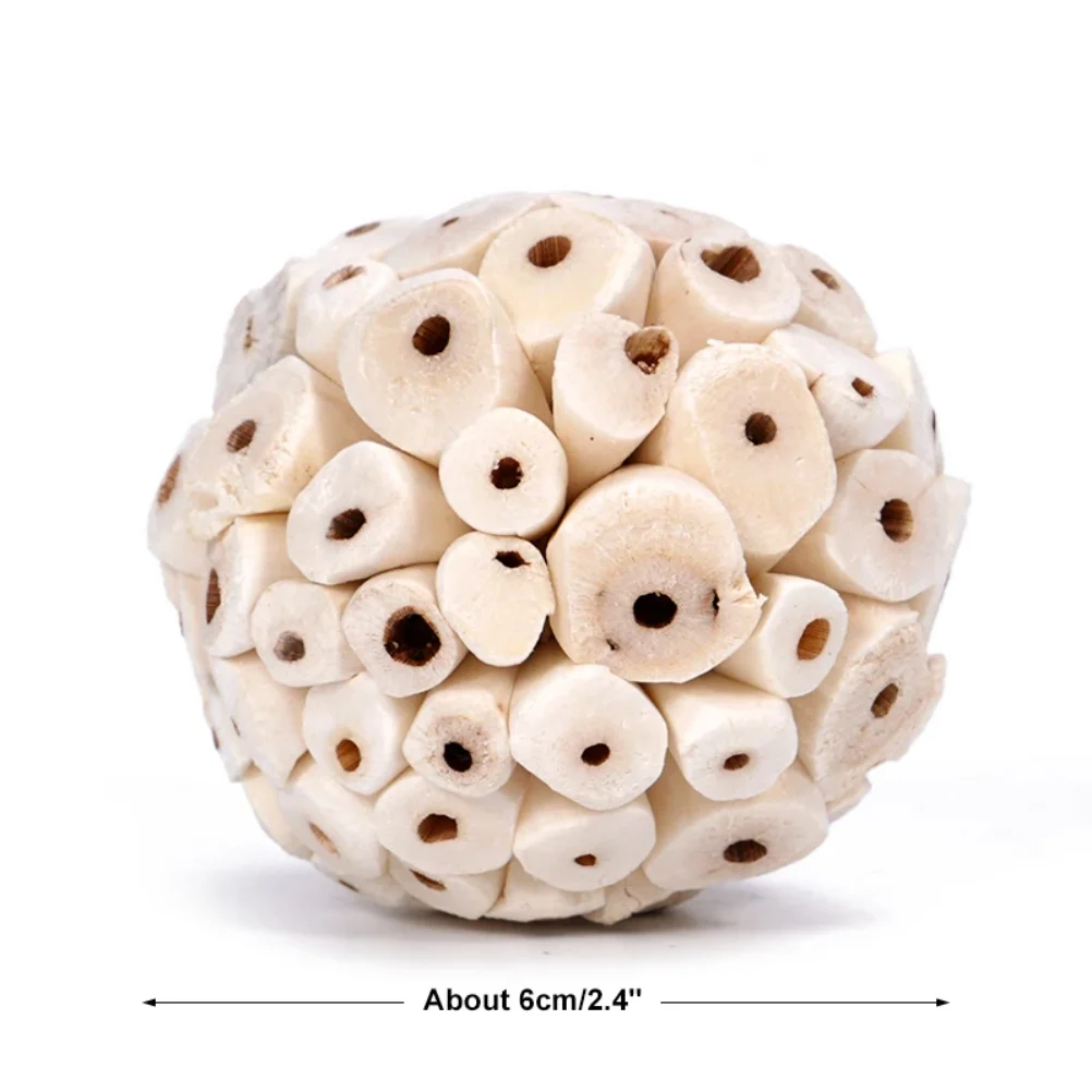 Parrot Chewing Foraging Ball Toy – Shred & Chew Cage Accessory for Parakeets, Budgies & Cockatiels - Image 5